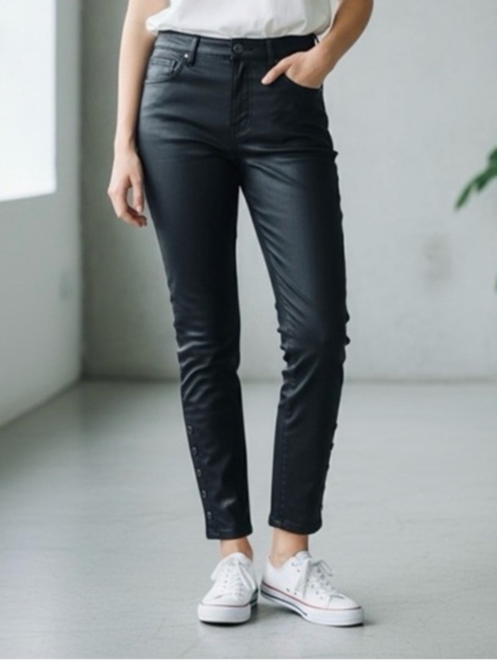 GAP 1969 Inner Legging Moto Pants